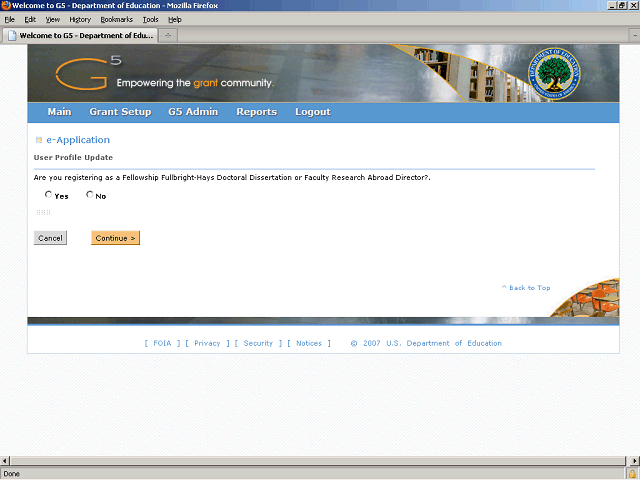 Screen image of this step