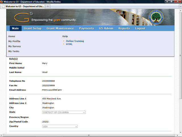 Screen image of this step