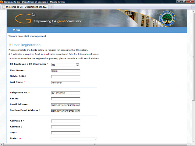 Screen image of this step