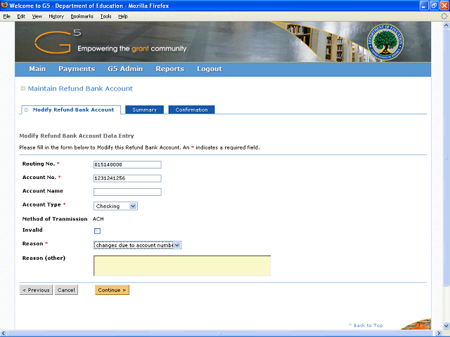 Screen image of this step