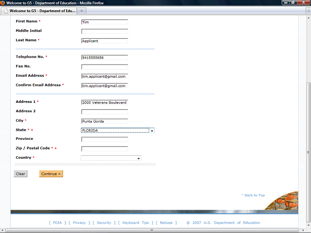 Screen image of this step