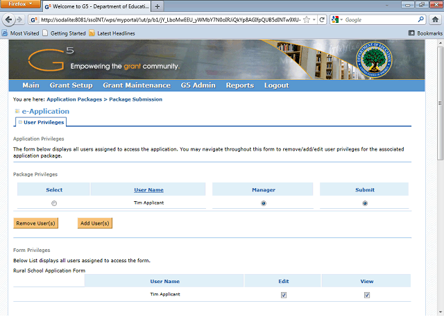 Screen image of this step