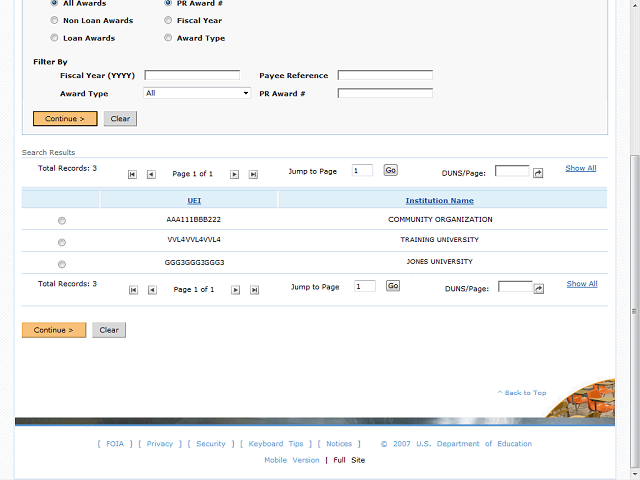 Screen image of this step