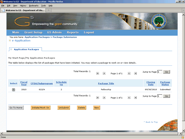 Screen image of this step