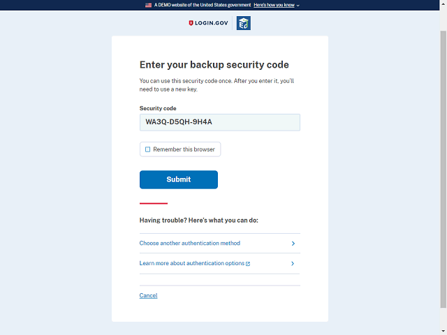 Screen image of this step