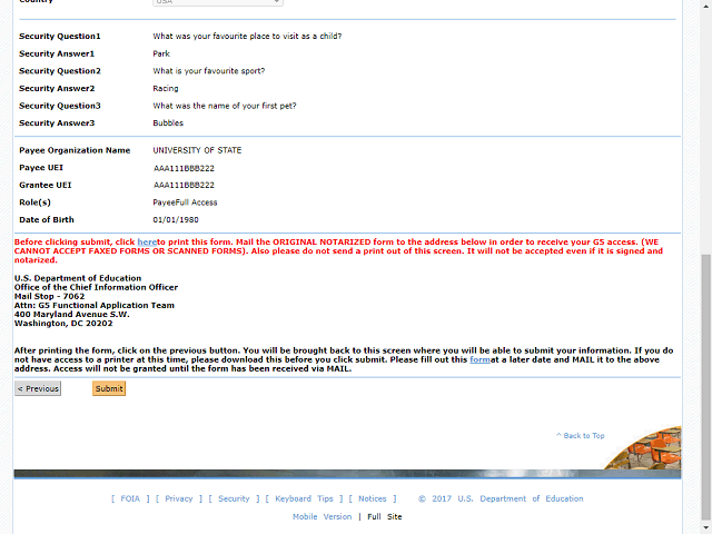 Screen image of this step