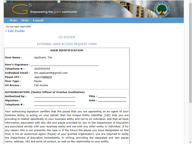 Screen image of this step