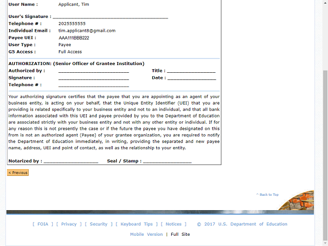 Screen image of this step