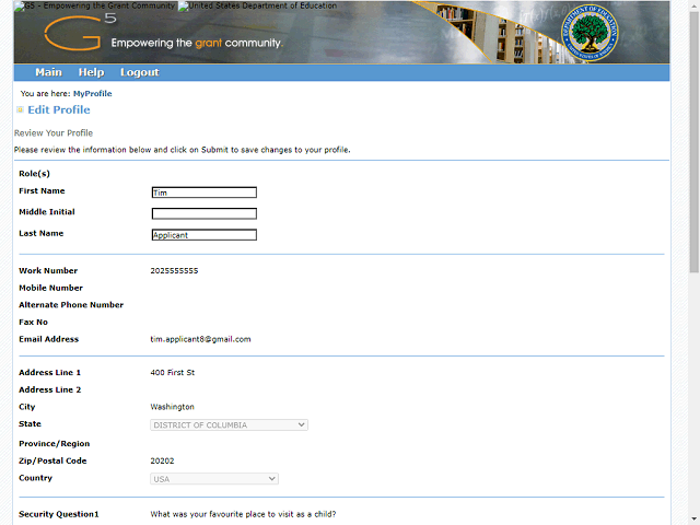 Screen image of this step
