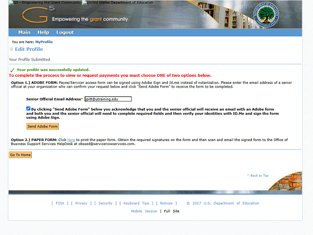 Screen image of this step