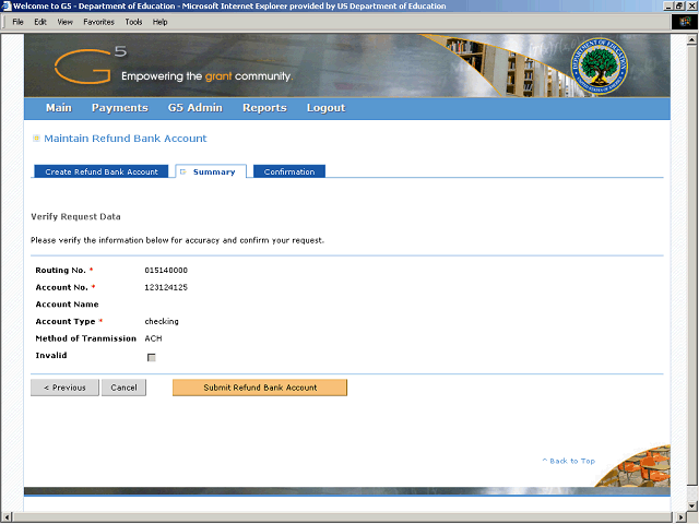 Screen image of this step