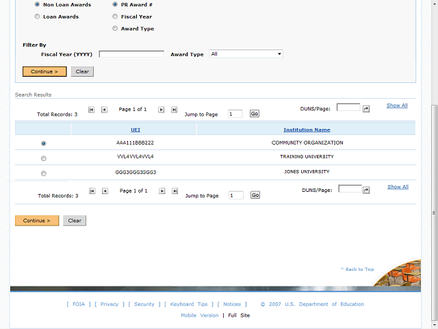 Screen image of this step