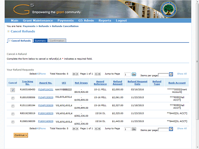 Screen image of this step
