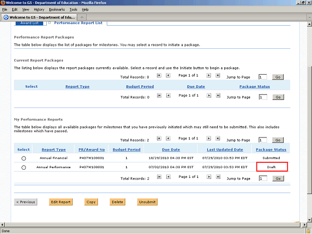 Screen image of this step