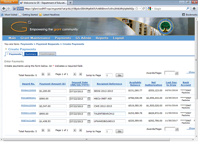 Screen image of this step