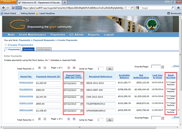 Screen image of this step