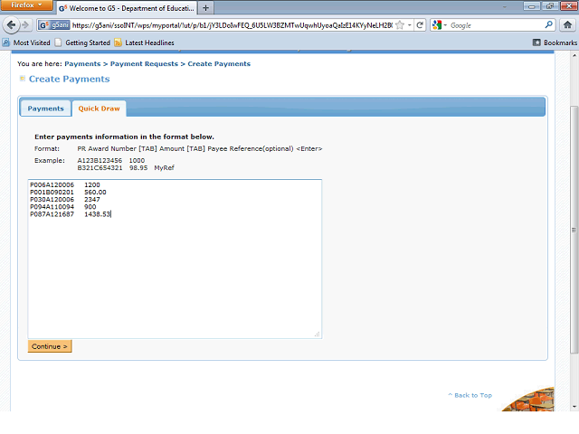 Screen image of this step