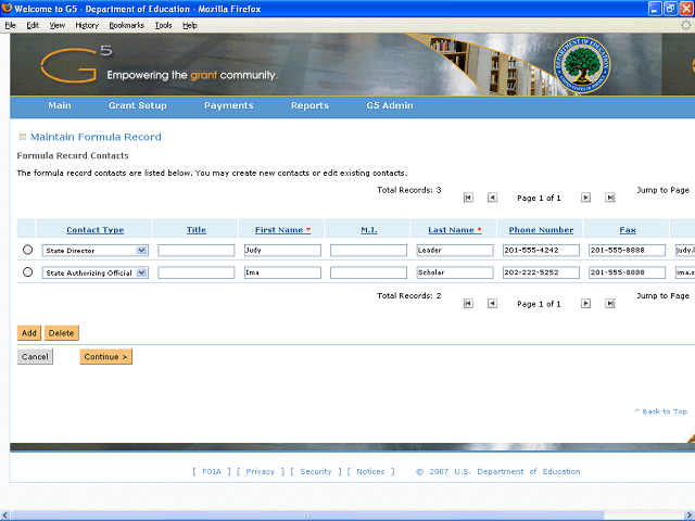 Screen image of this step