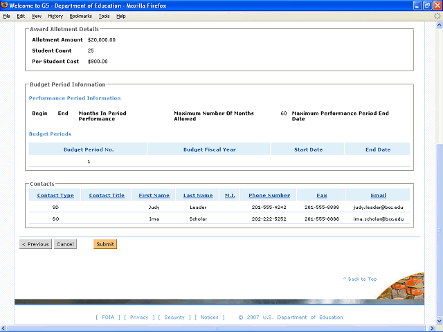 Screen image of this step