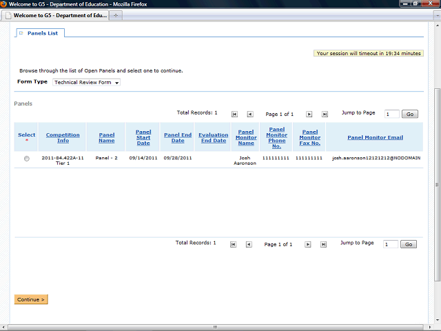 Screen image of this step