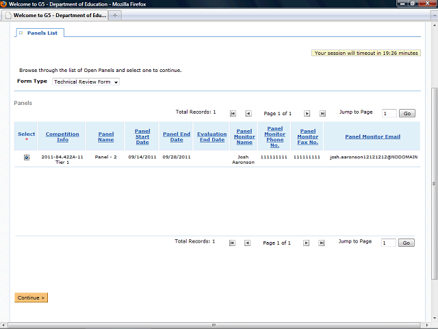 Screen image of this step