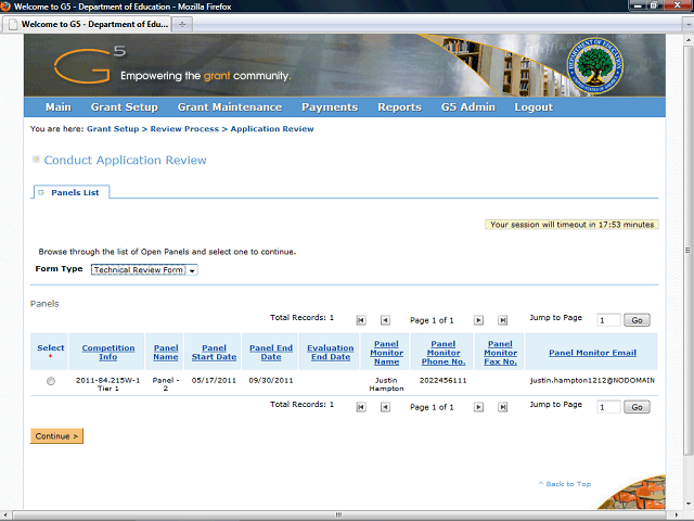 Screen image of this step