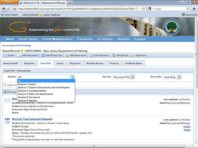 Screen image of this step