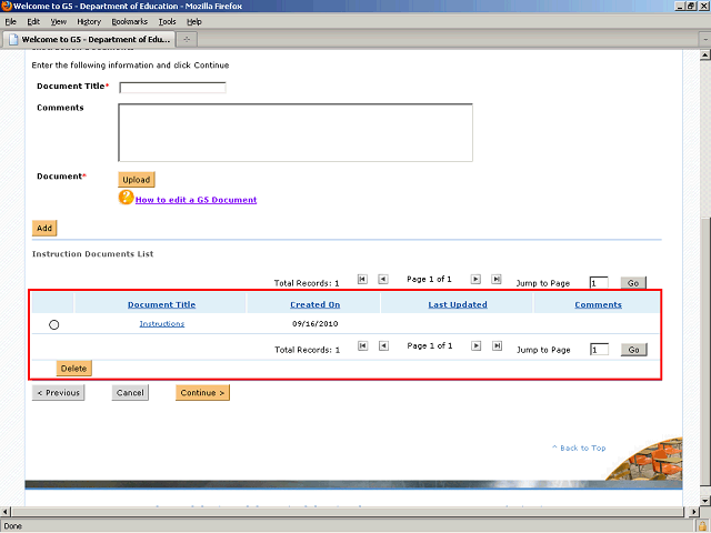 Screen image of this step