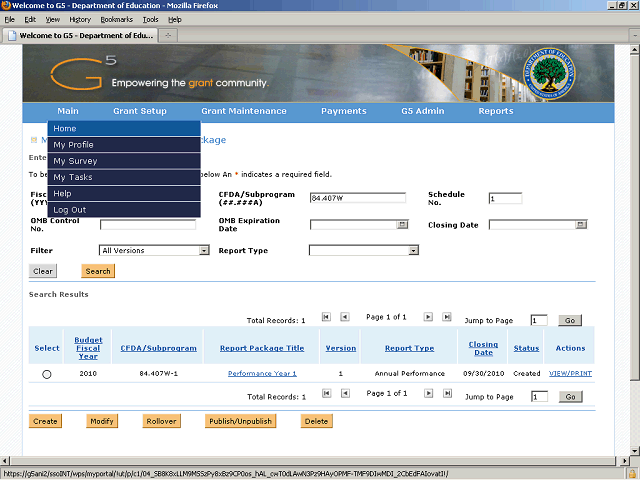 Screen image of this step