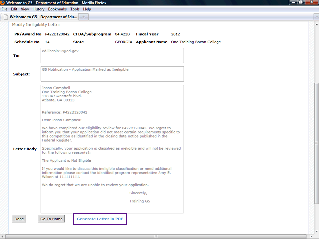 Screen image of this step