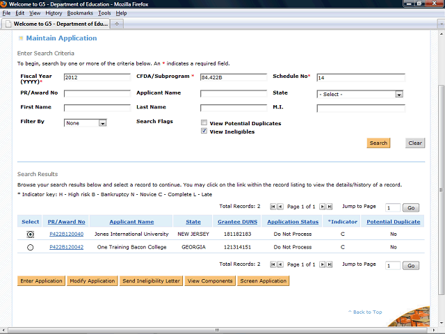 Screen image of this step