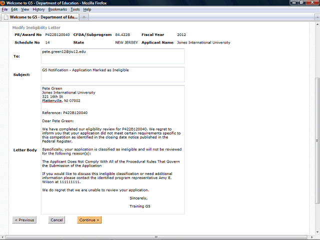 Screen image of this step
