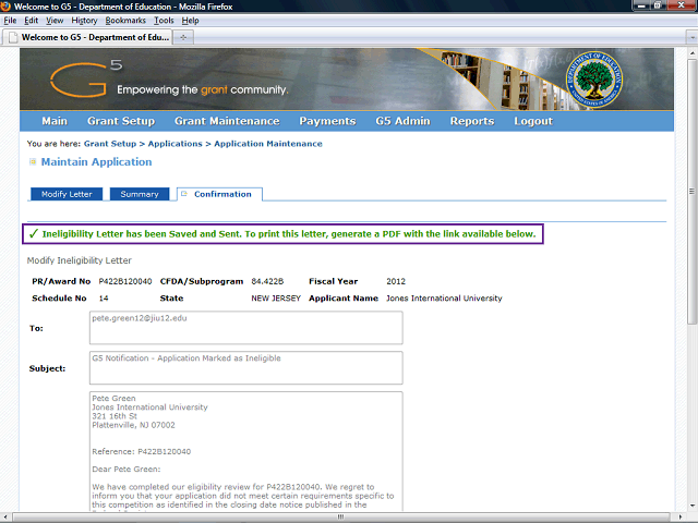 Screen image of this step