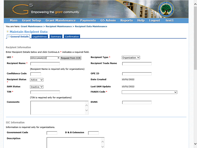 Screen image of this step
