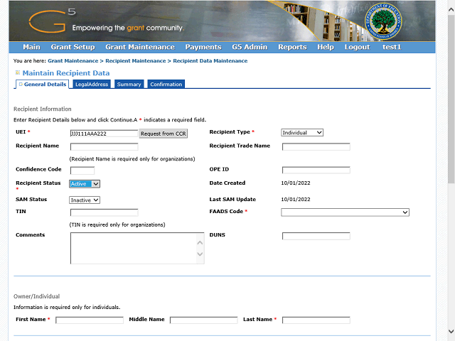 Screen image of this step
