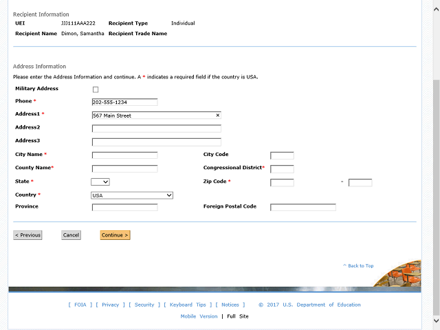 Screen image of this step