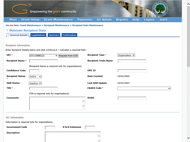 Screen image of this step