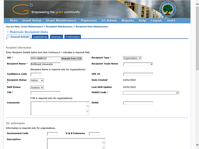 Screen image of this step