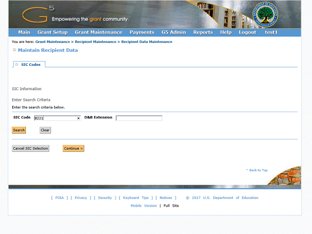 Screen image of this step