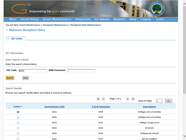Screen image of this step