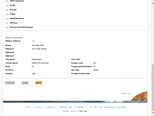 Screen image of this step