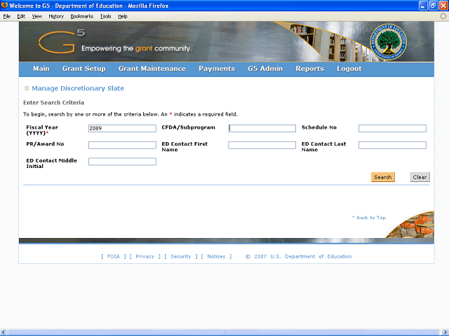 Screen image of this step