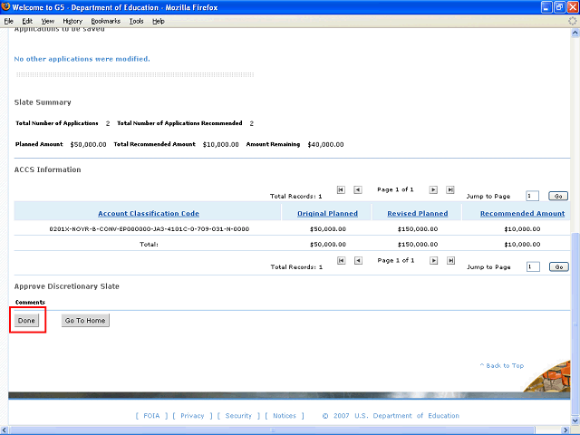 Screen image of this step