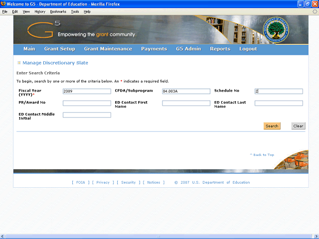 Screen image of this step