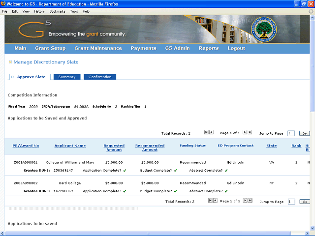 Screen image of this step