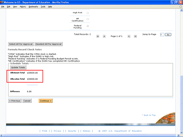 Screen image of this step