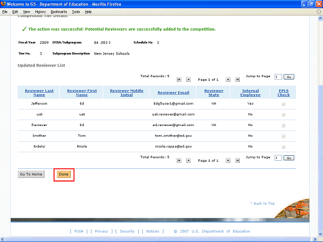 Screen image of this step