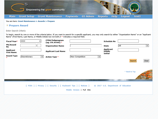 Screen image of this step
