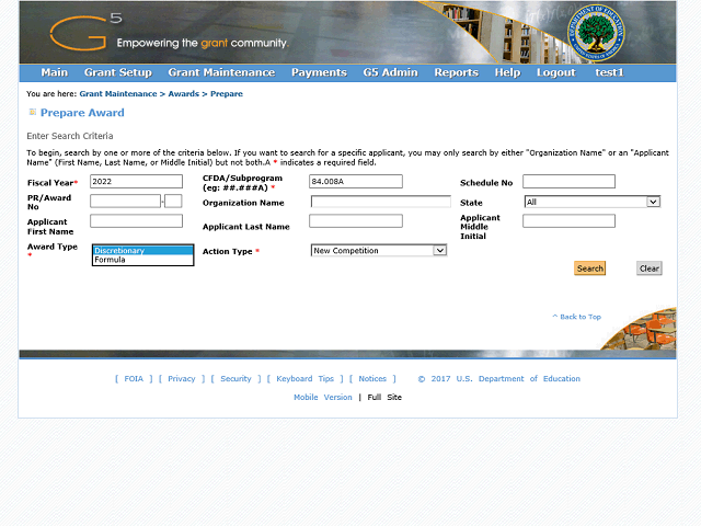 Screen image of this step
