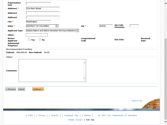 Screen image of this step